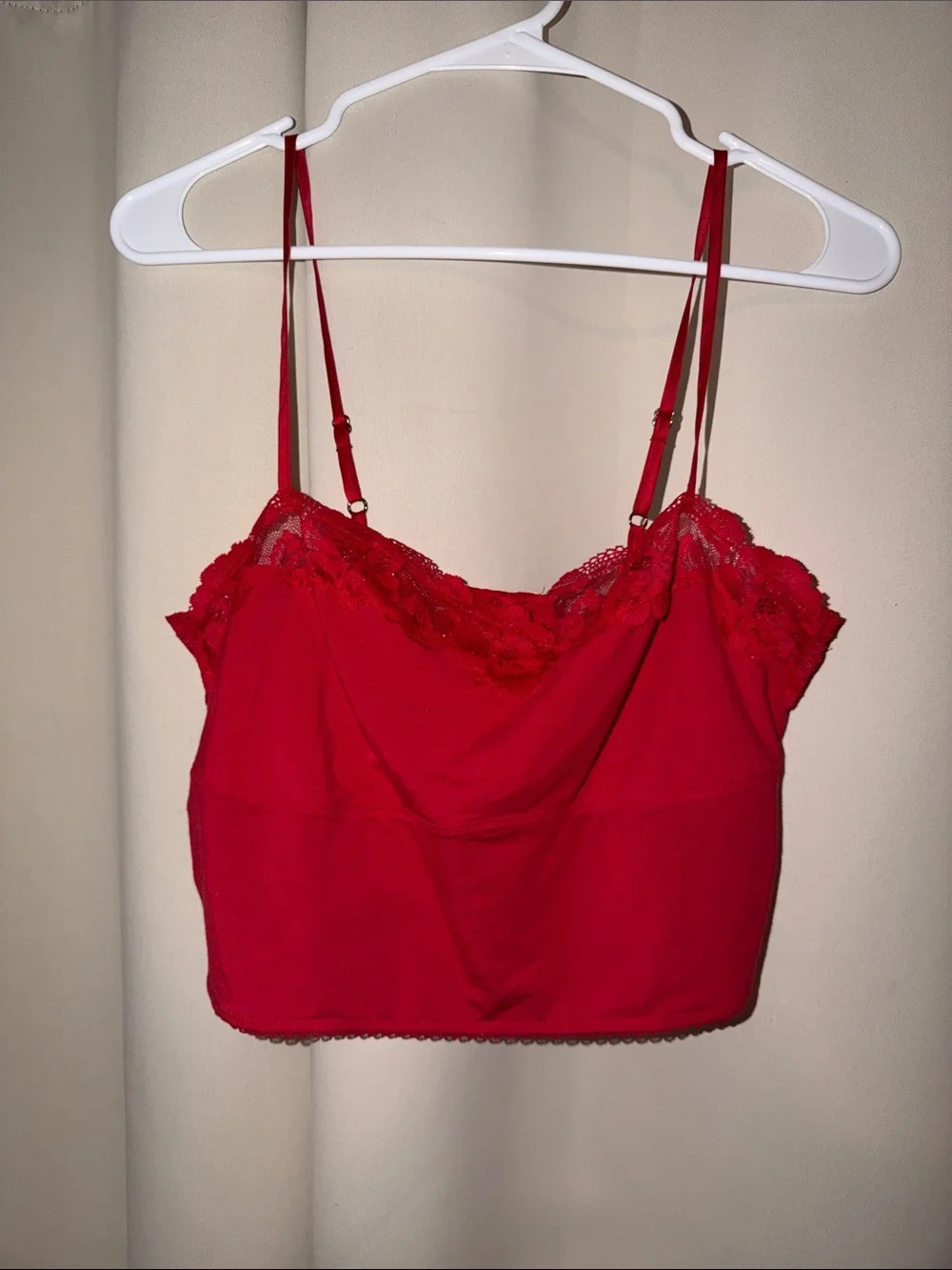 Victoria secret Red Lace-Trim Camisole & Shorts Sleep Set - Women Intimates NWT